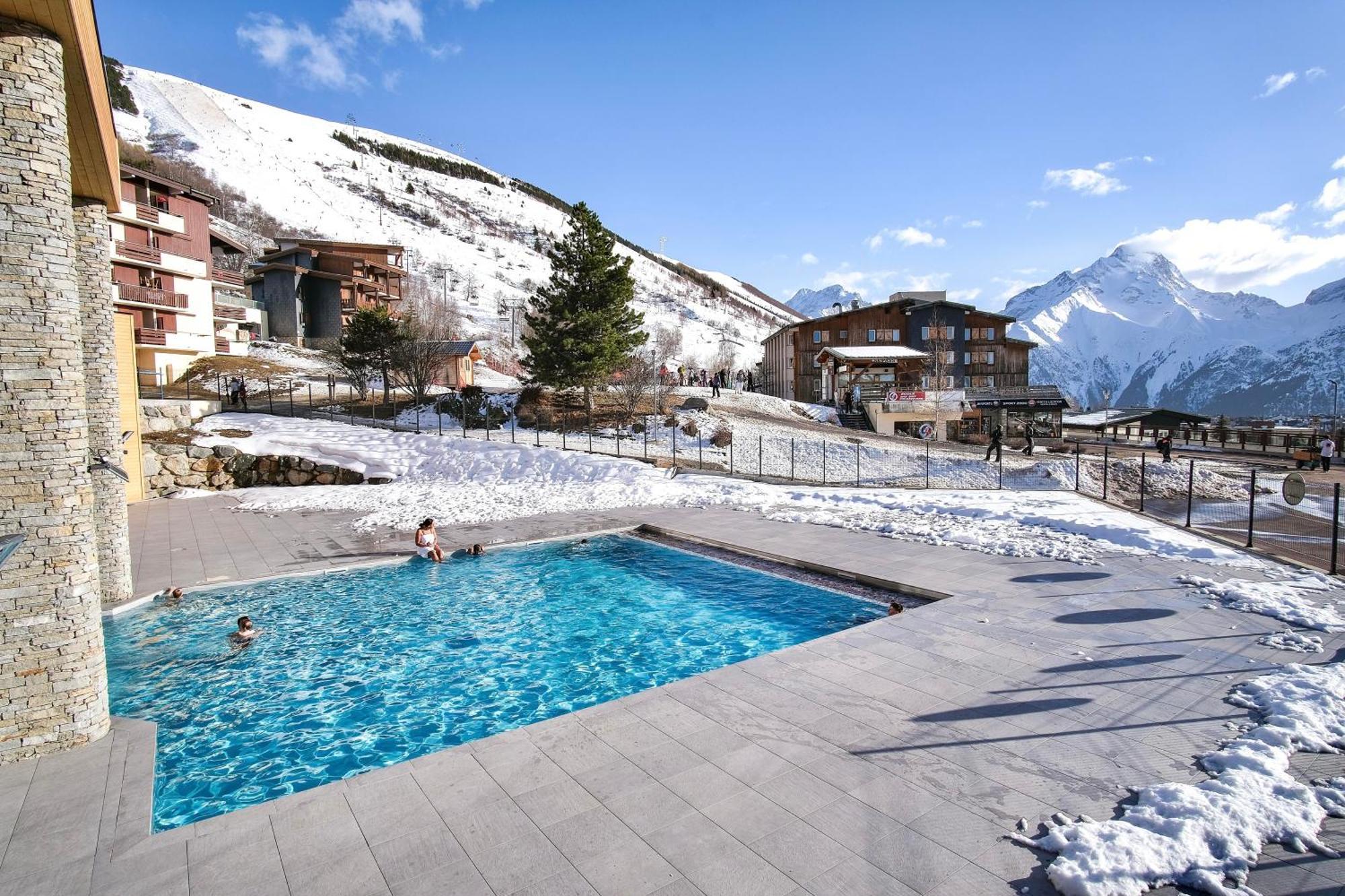 Belambra Clubs Les 2 Alpes Les Cretes Hotell Les Deux Alpes Exteriör bild